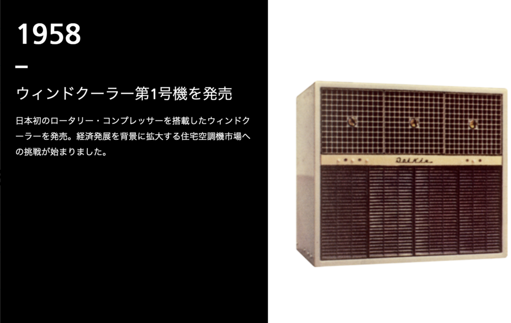 家庭用クーラーの登場